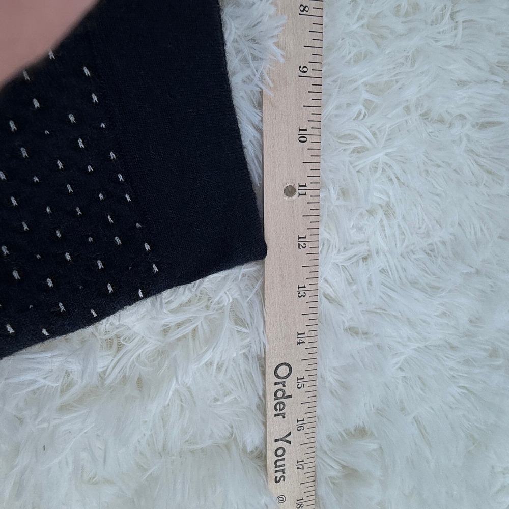 Ann Taylor Wool A-Line Mini Skirt Polka Dot Petite Size XXSP Career Knit‎ Chic - Picture 6 of 8